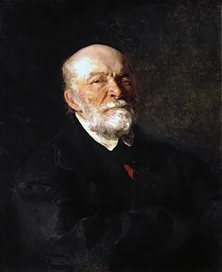 Николай Пирогов, портрет кисти Ильи Репина, 1881